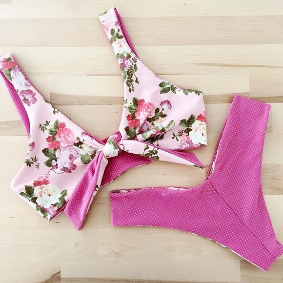 Other - Pink Floral Bikini